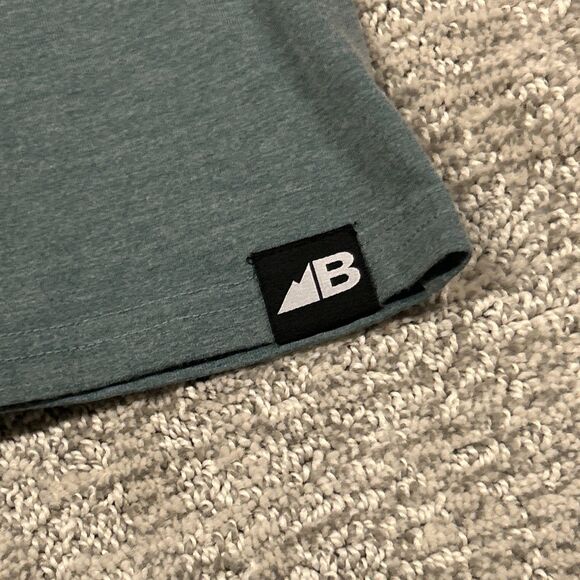 Belong Designs Shirt Mens Small Versatek Bamboo Hoodie Stretch Green Outdoor - Picture 7 of 7